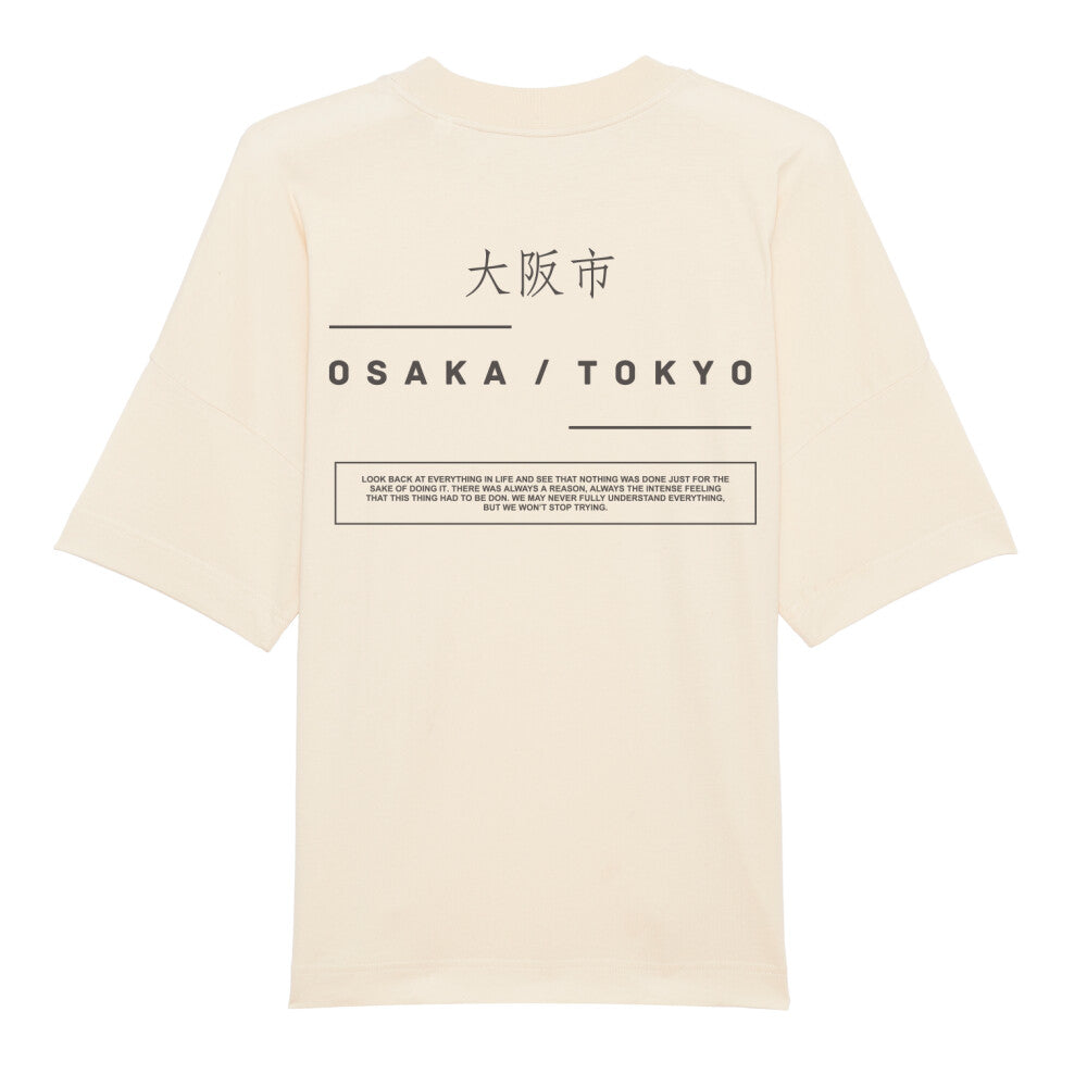 Ōsaka x Tōkyō - Men's Oversized Shirt Premium