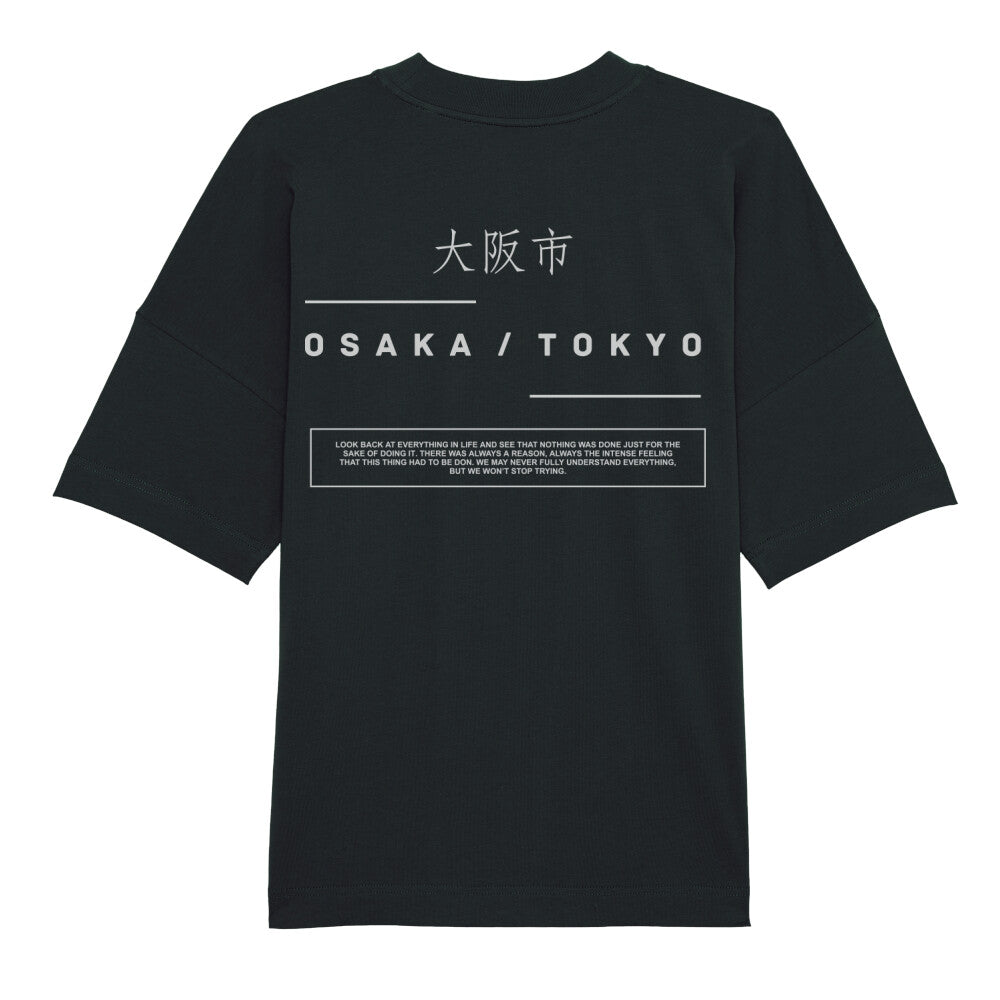 Ōsaka x Tōkyō - Men's Oversized Shirt Premium