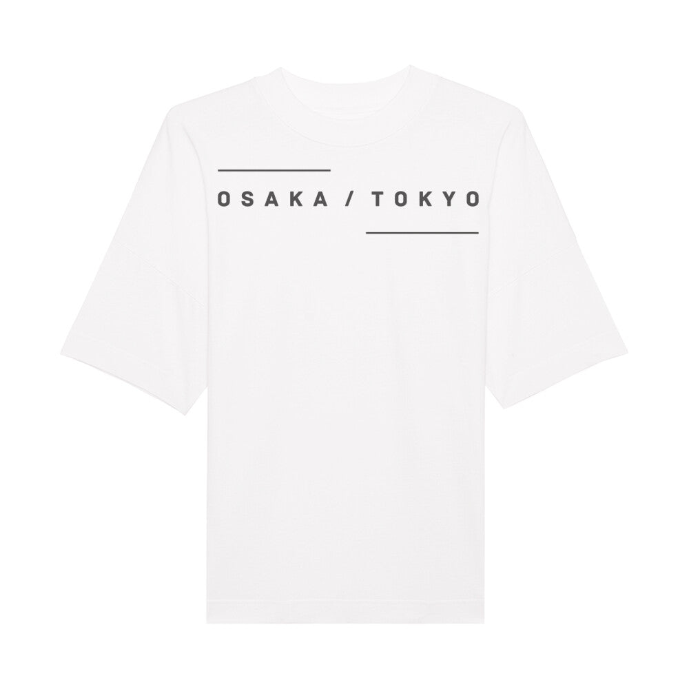 Ōsaka x Tōkyō - Men's Oversized Shirt Premium