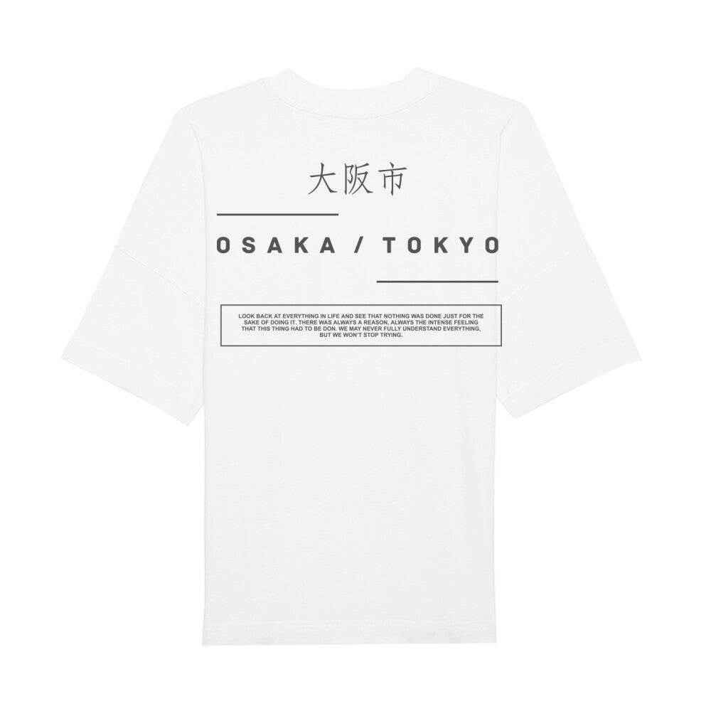 Ōsaka x Tōkyō - Men's Oversized Shirt Premium