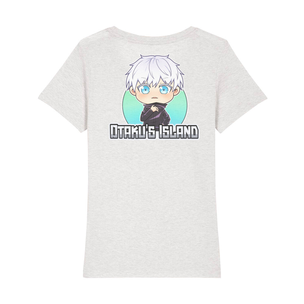 Otaku's Island x Chibi Gojo - Damen T-Shirt Premium