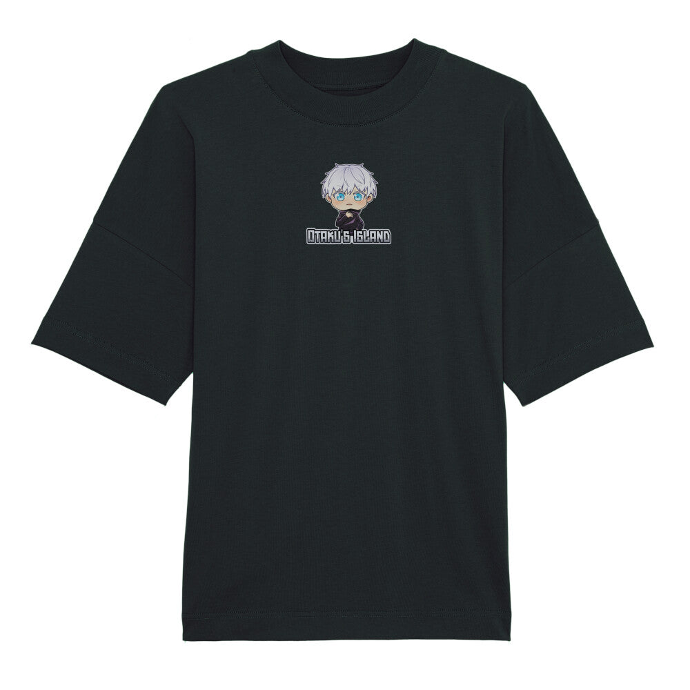 Otaku's Island x Chibi Gojo - Men's Oversized Shirt Premium