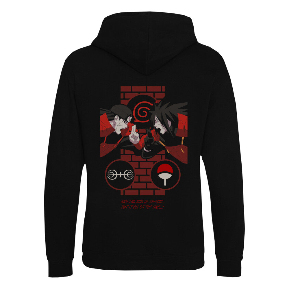 Hashirama Senju x Madara Uchiha - Men's Premium Hoodie