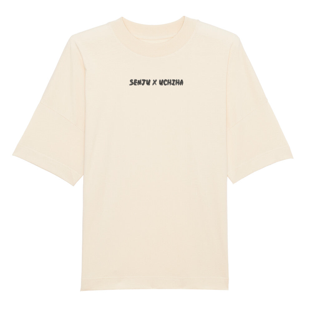 Hashirama Senju x Madara Uchiha - Men's Oversized Shirt Premium