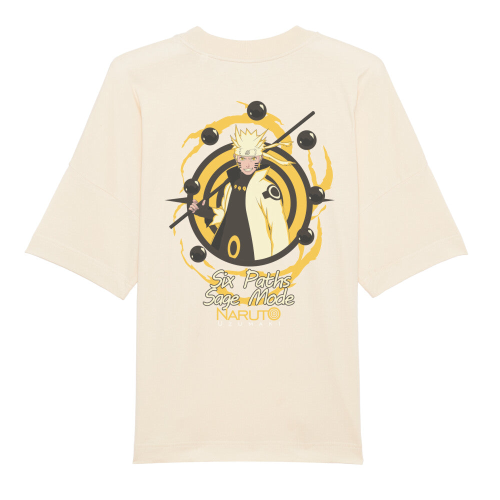 Naruto x Six Path Sage Mode - Men's Oversized Shirt Premium