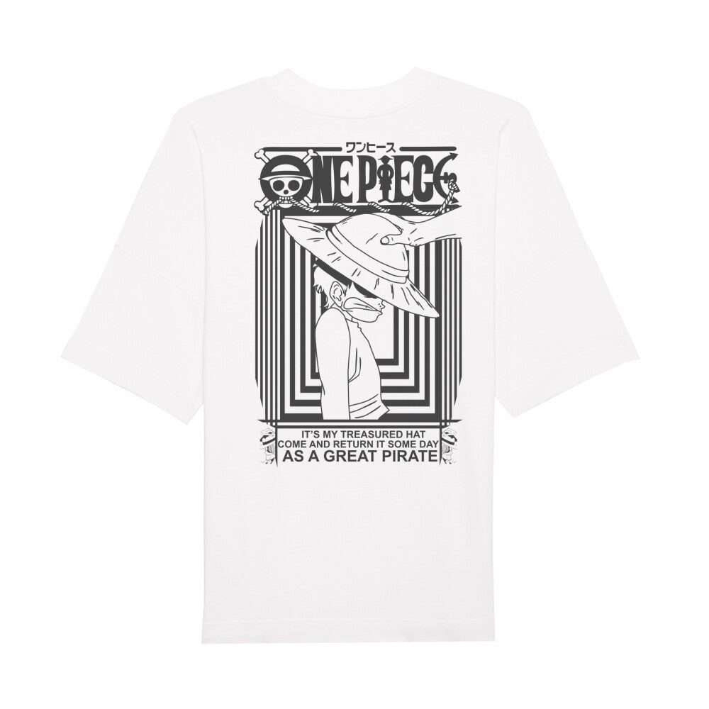 One Piece x Straw Hat - Men's Oversized Shirt Premium