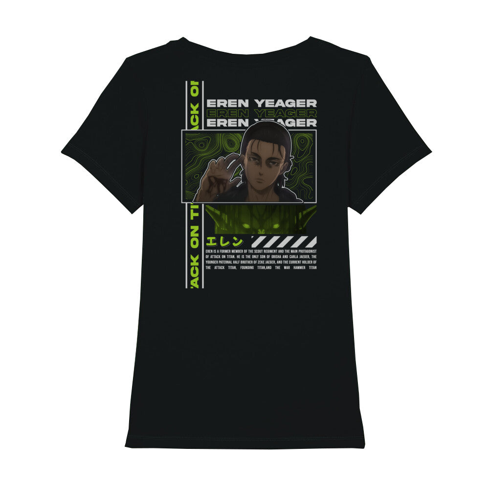 Attack On Titan x Eren Yaeger - Ladies Premium T-Shirt