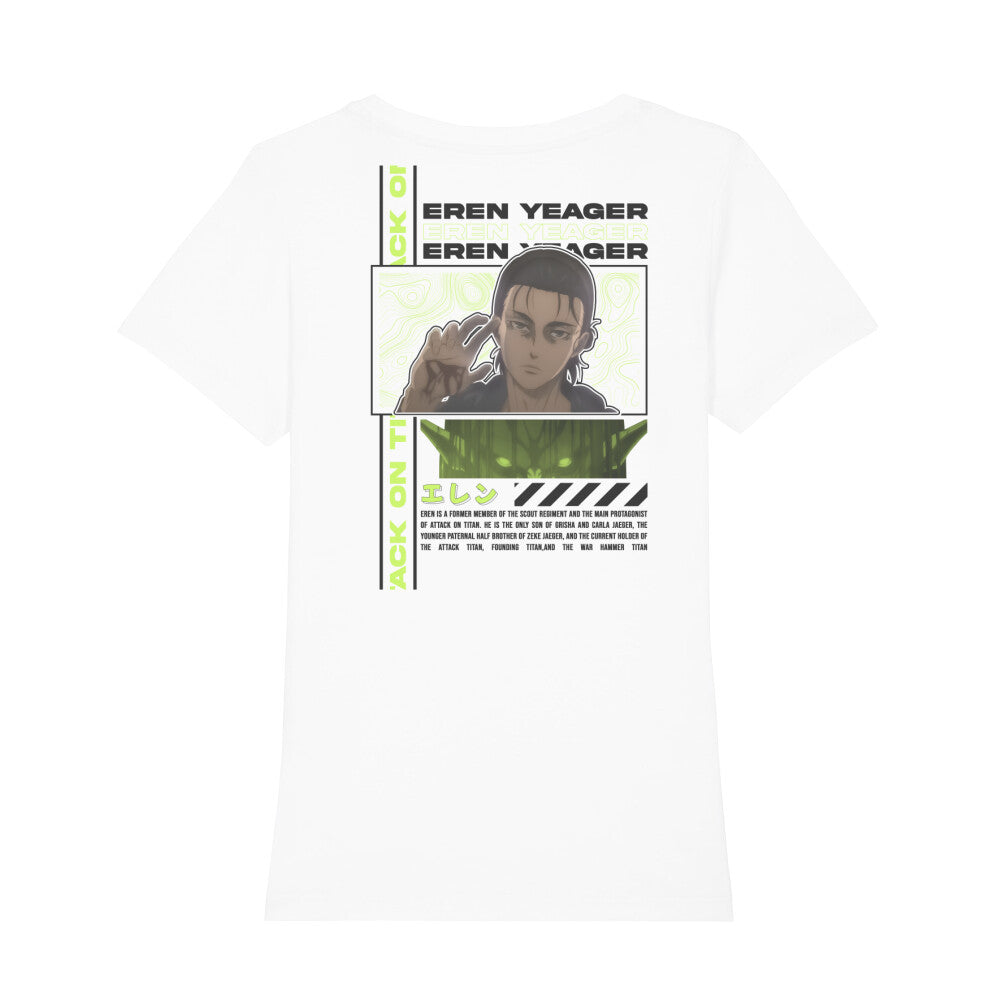 Attack On Titan x Eren Yaeger - Ladies Premium T-Shirt