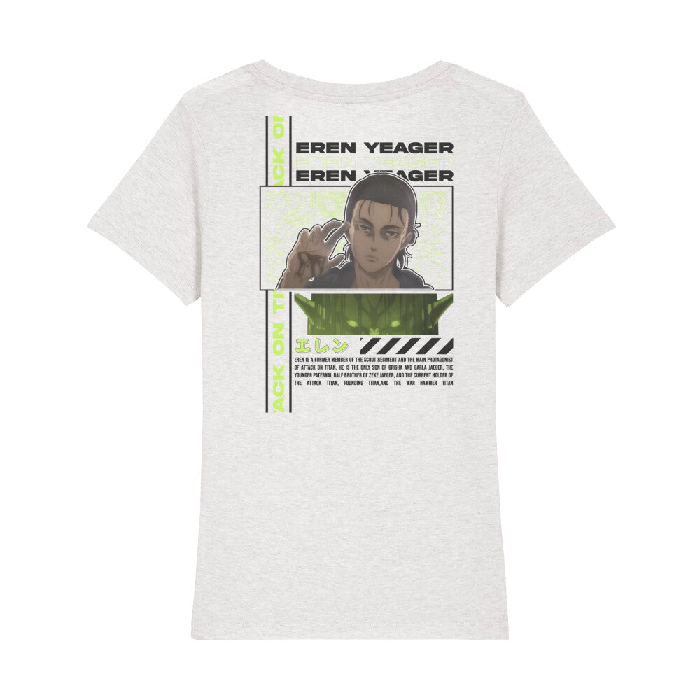 Attack On Titan x Eren Yaeger - Ladies Premium T-Shirt