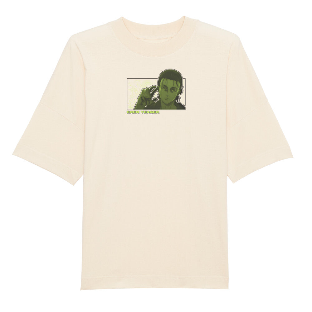 Attack On Titan x Eren Yaeger - Men's Oversized Shirt Premium