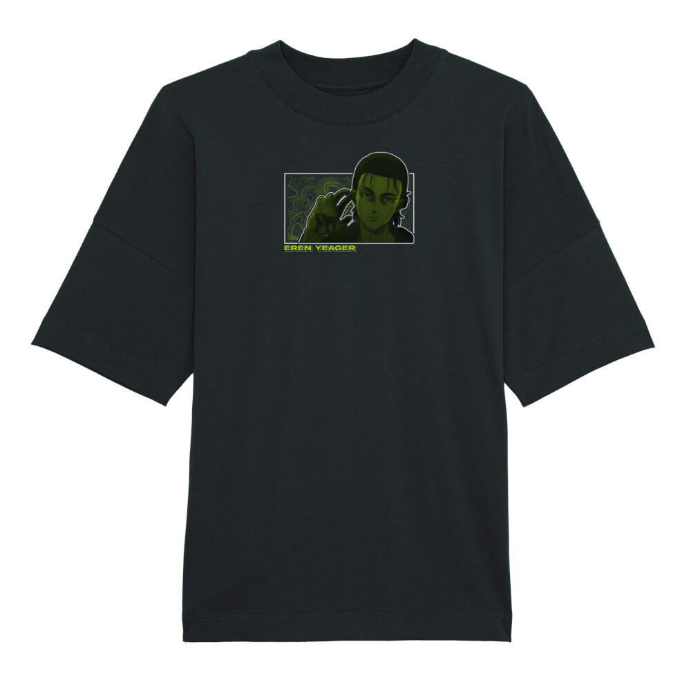 Attack On Titan x Eren Yaeger - Men's Oversized Shirt Premium
