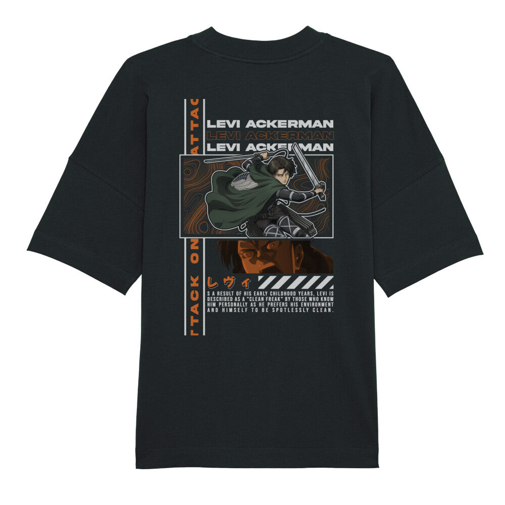 Attack On Titan x Levi Ackermann - Men's Oversized Shirt Premium