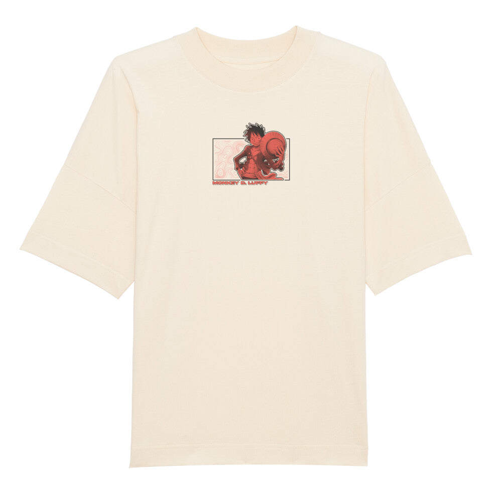 One Piece x Monkey D. Luffey - Oversized Shirt Premium