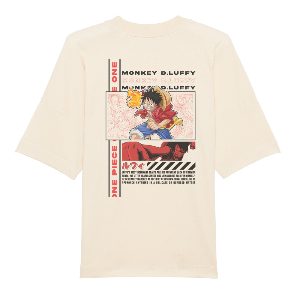 One Piece x Monkey D. Luffey - Oversized Shirt Premium