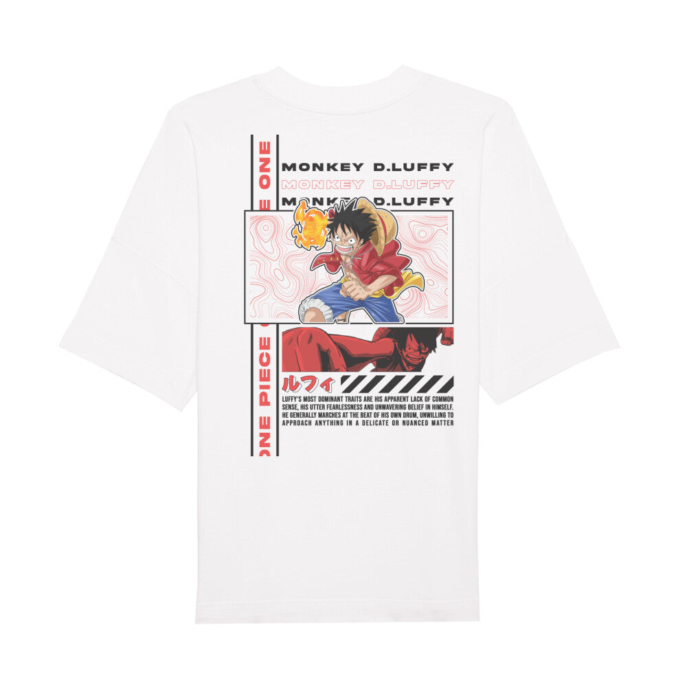 One Piece x Monkey D. Luffey - Oversized Shirt Premium