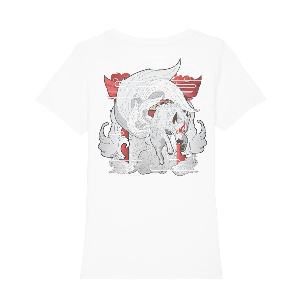Shrine x Kitsune - Ladies Premium T-Shirt