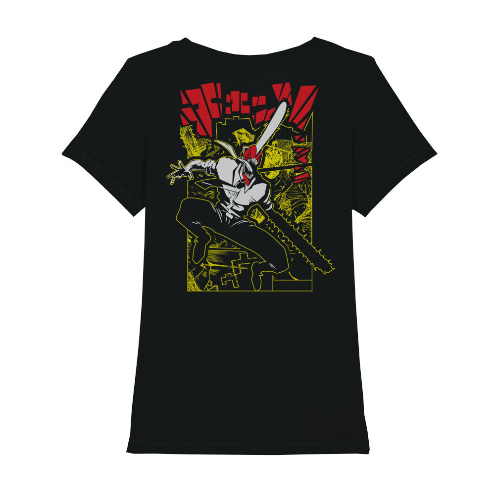 Chainsaw Man x Screaming Denji - Women's Premium T-Shirt