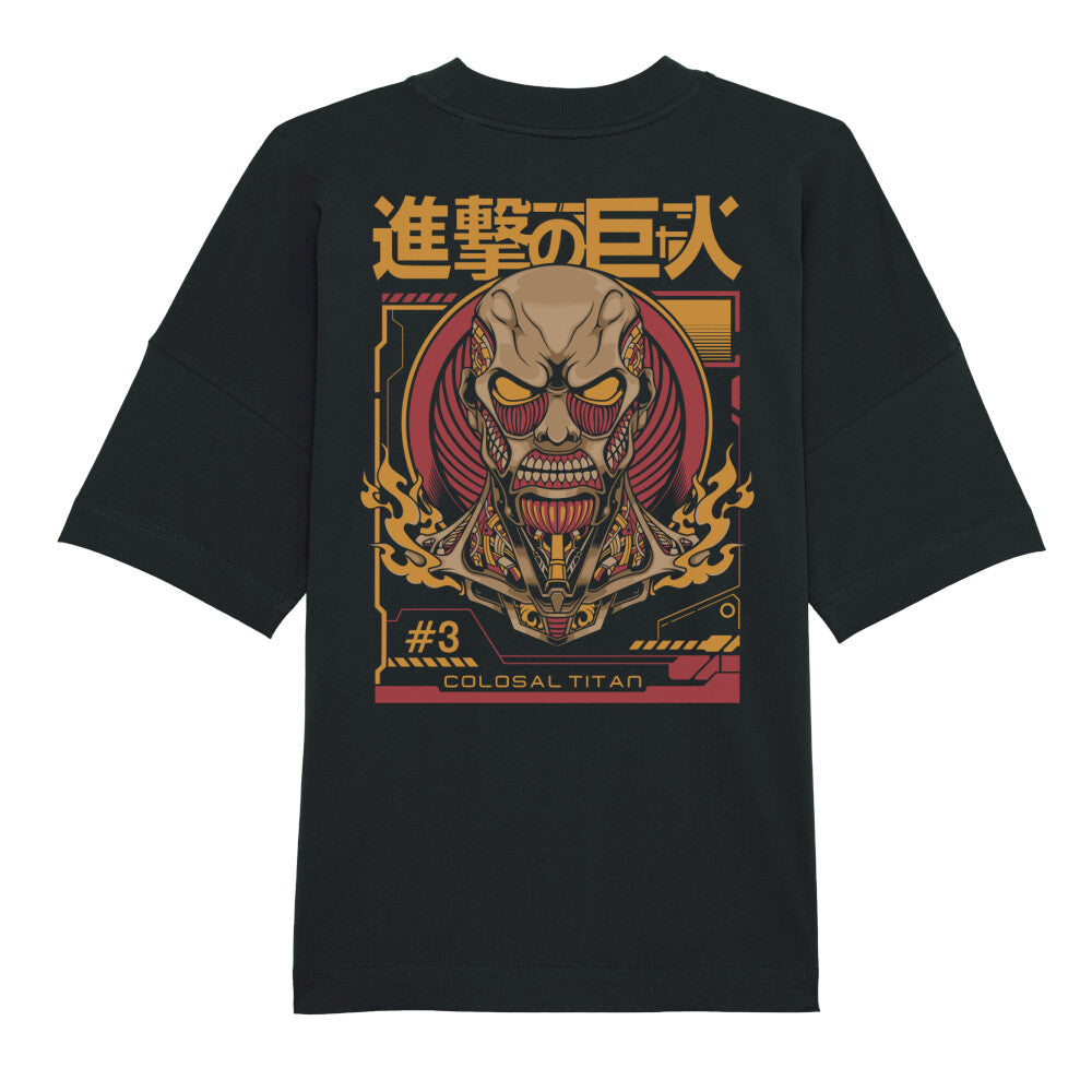 Mecha x Colossal Titan - Oversized Shirt Premium