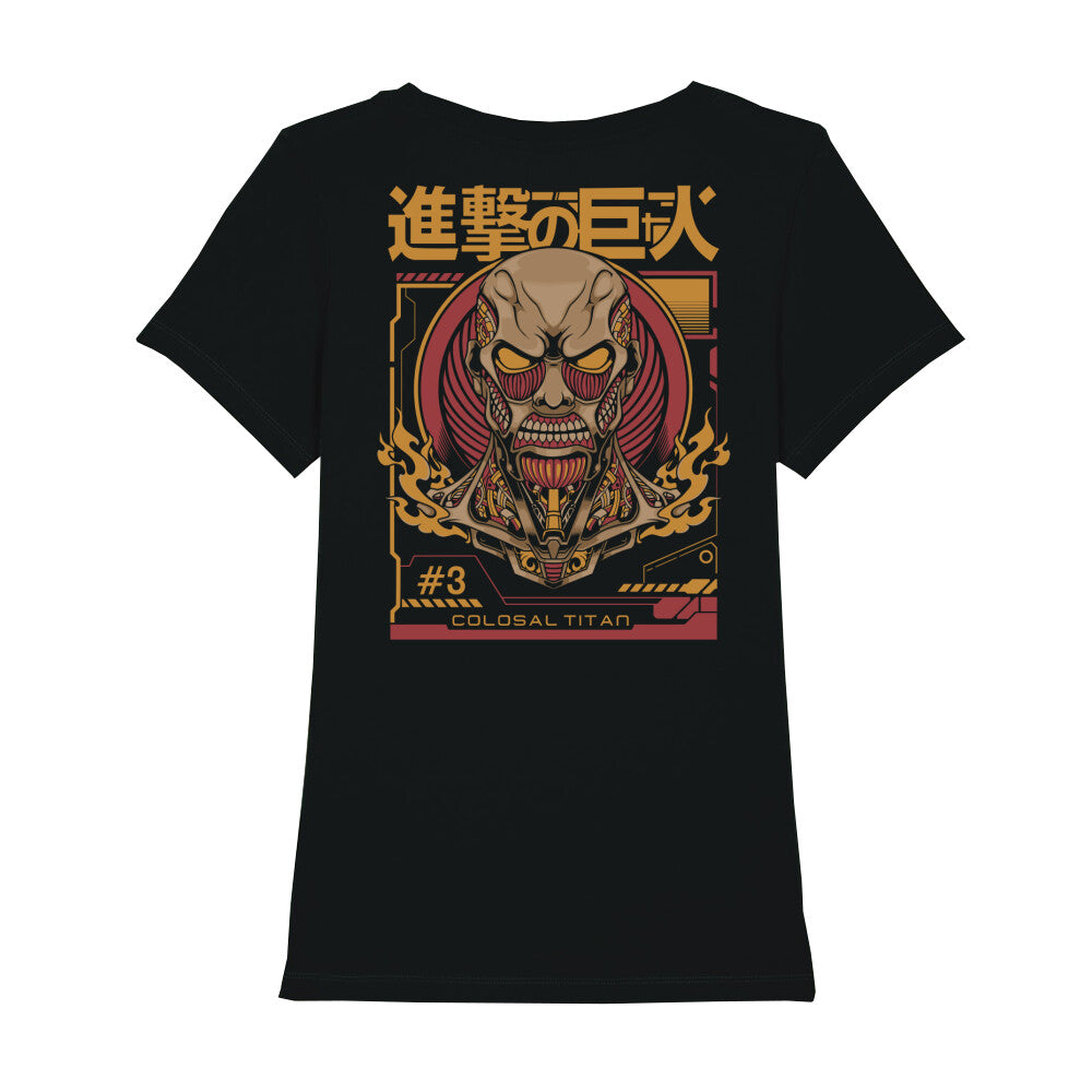Mecha x Colossal Titan - Ladies Premium T-Shirt