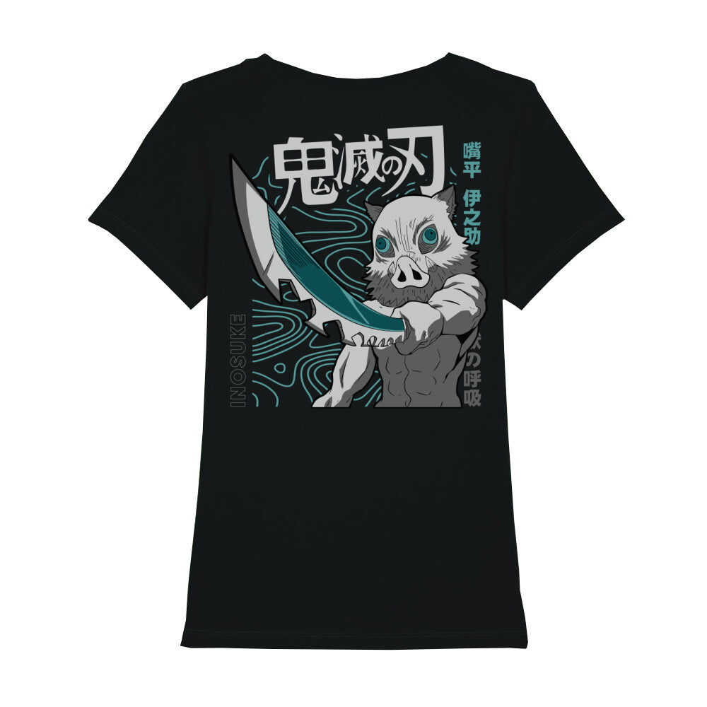 Demon Slayer x Inosuke - Ladies Premium T-Shirt