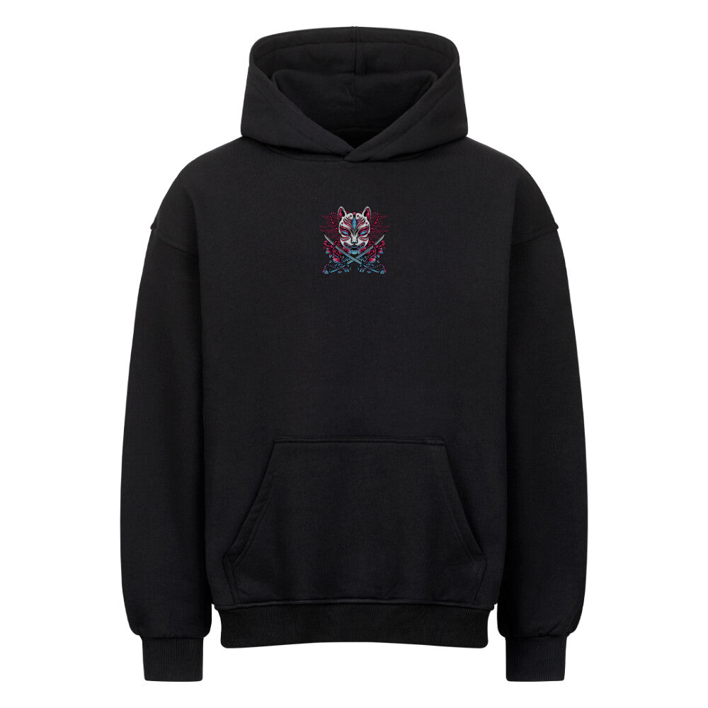 Kitsune x Katana - Heavy Cotton Oversized Hoodie