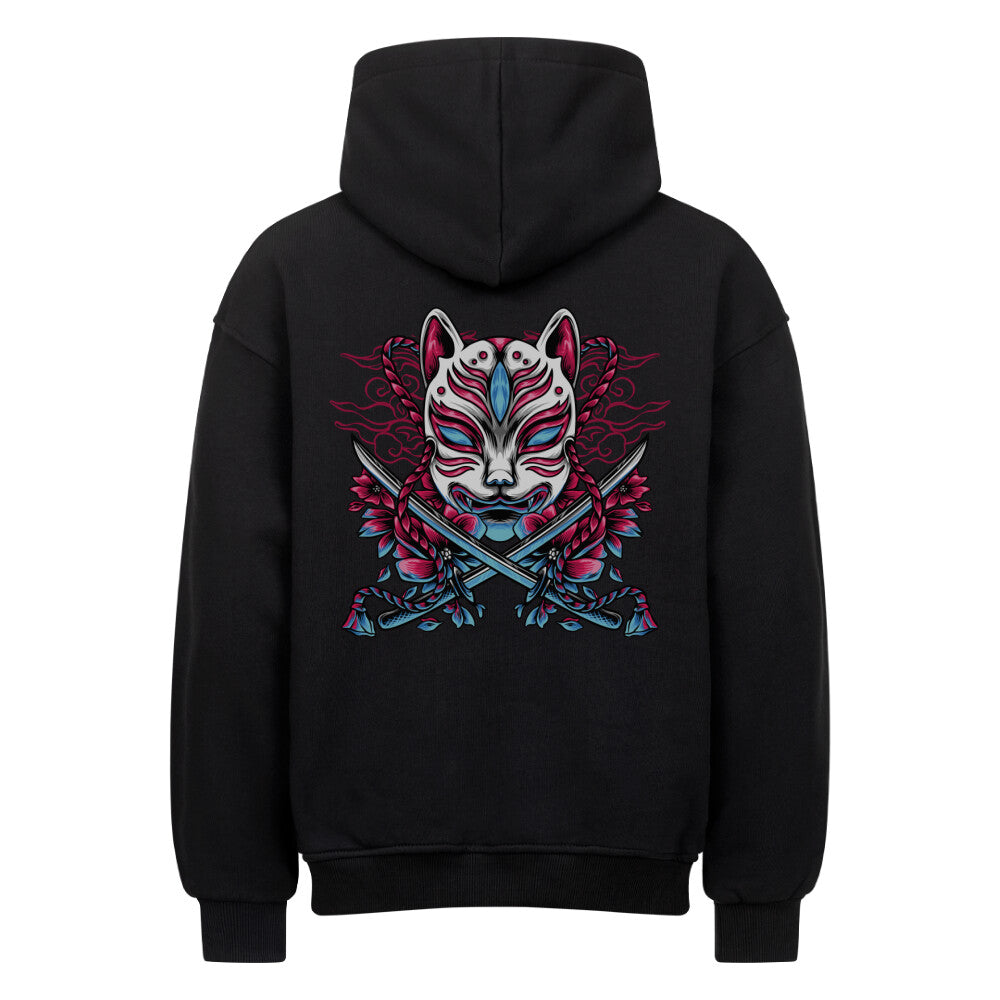 Kitsune x Katana - Heavy Cotton Oversized Hoodie