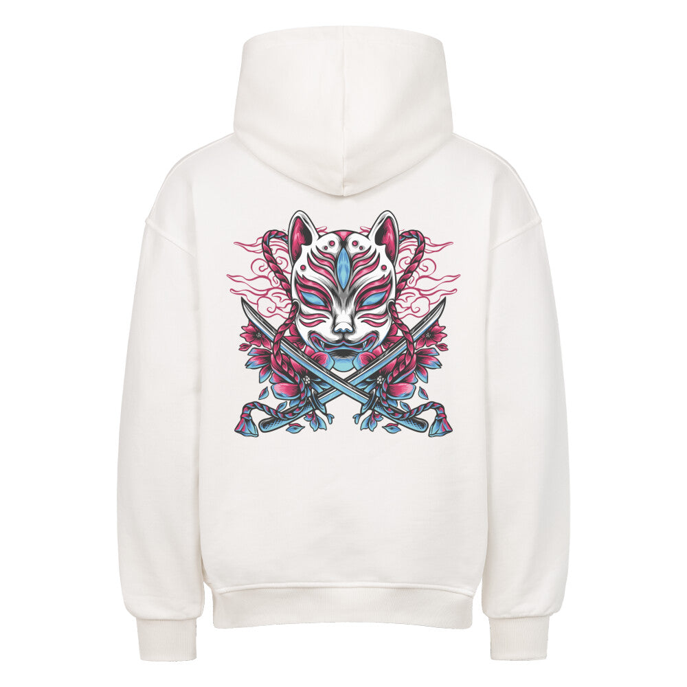 Kitsune x Katana - Heavy Cotton Oversized Hoodie