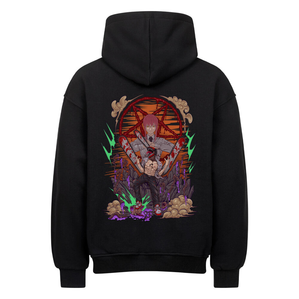 Denji x Makima - Heavy Cotton Oversized Hoodie