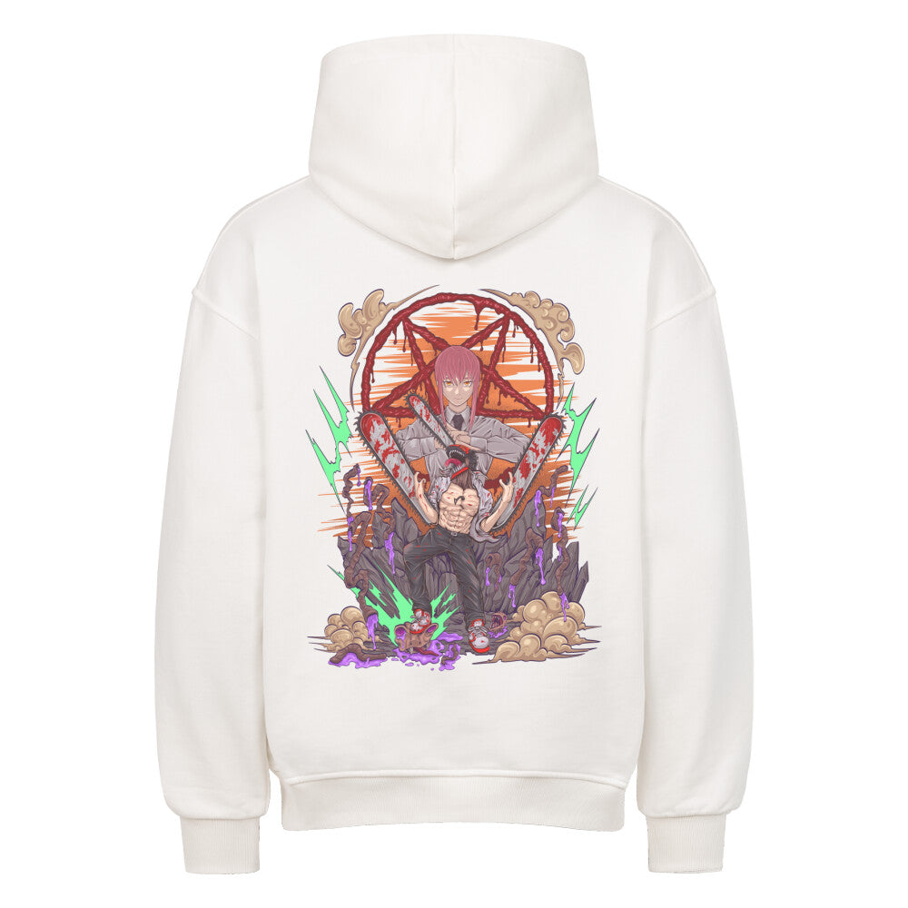 Denji x Makima - Heavy Cotton Oversized Hoodie
