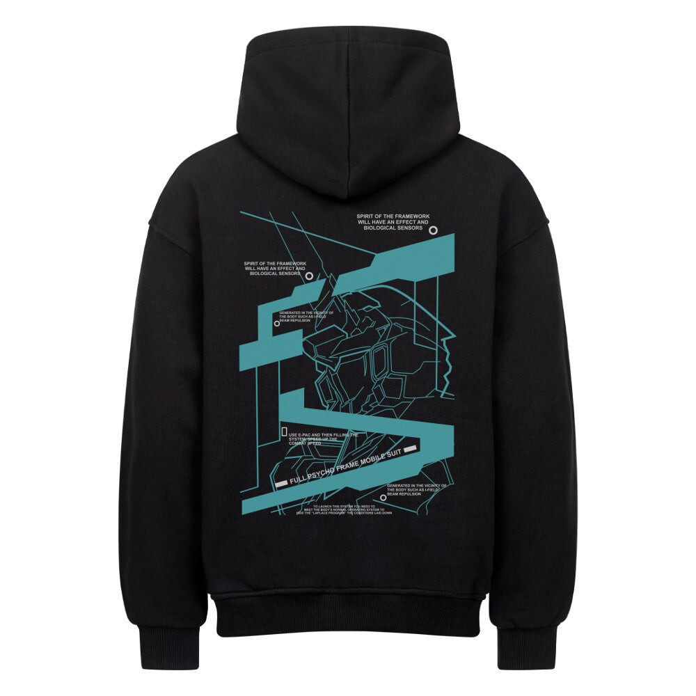 Gundam x Unicorn - Heavy Cotton Oversized Hoodie