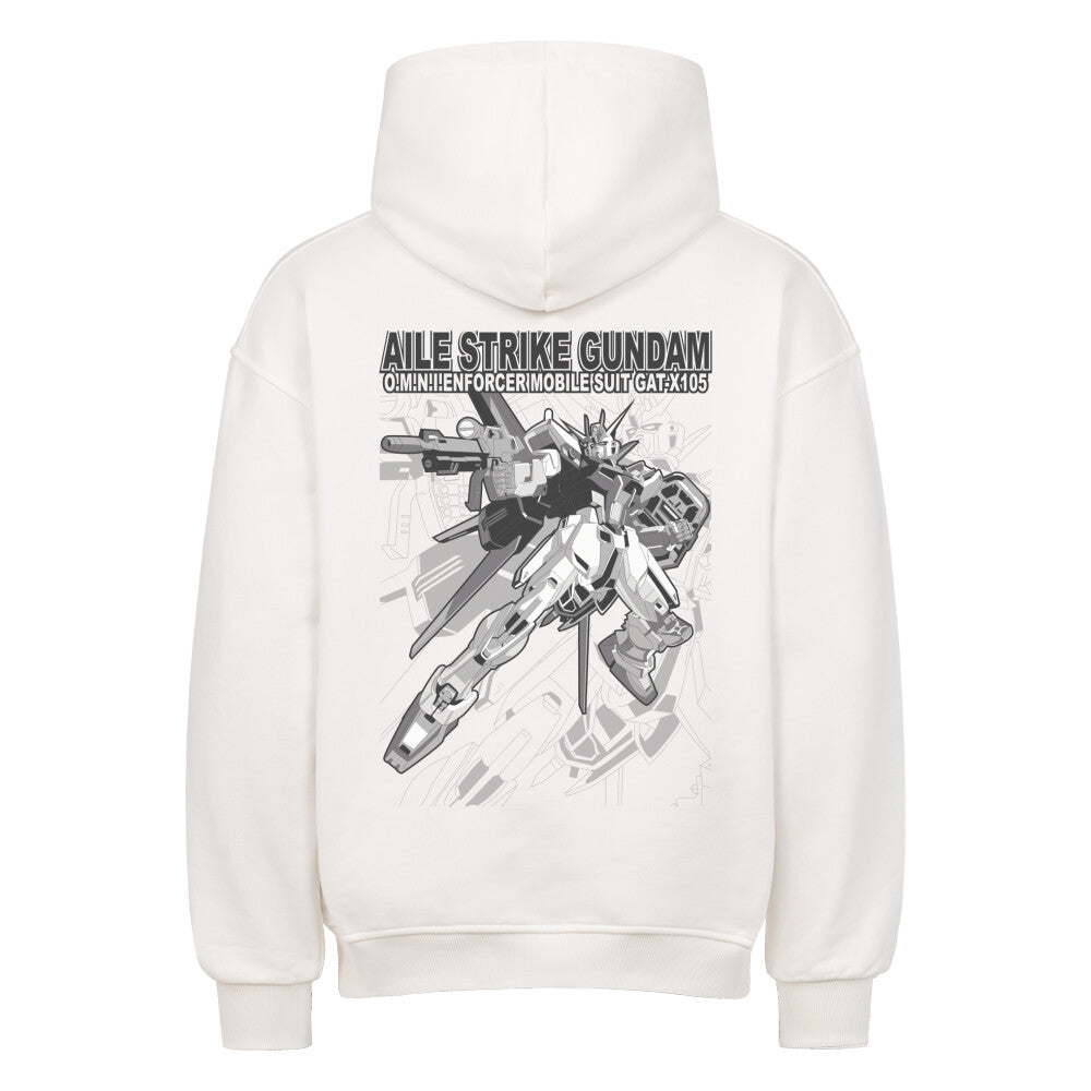 Gundam x Aile Strike - Heavy Cotton Oversized Hoodie