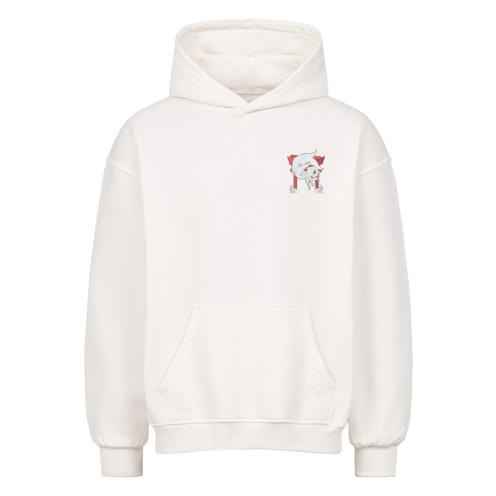 Kitsune x Shrine - Heavy Cotton Oversized Hoodie