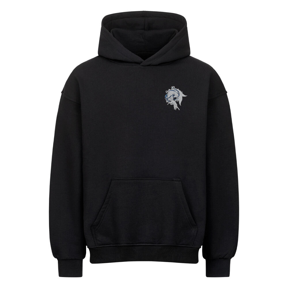Blue x Fox - Heavy Cotton Oversized Hoodie