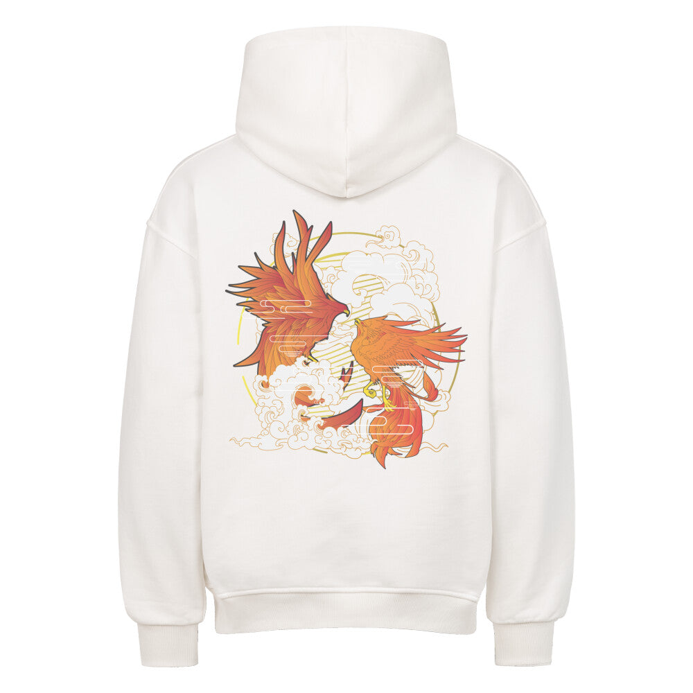 Red x Phoenix - Heavy Cotton Oversized Hoodie