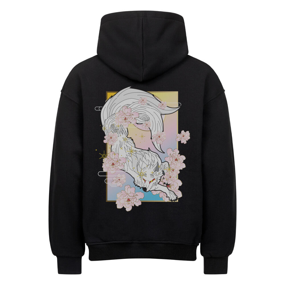 Sakura x Kitsune - Heavy Cotton Oversized Hoodie