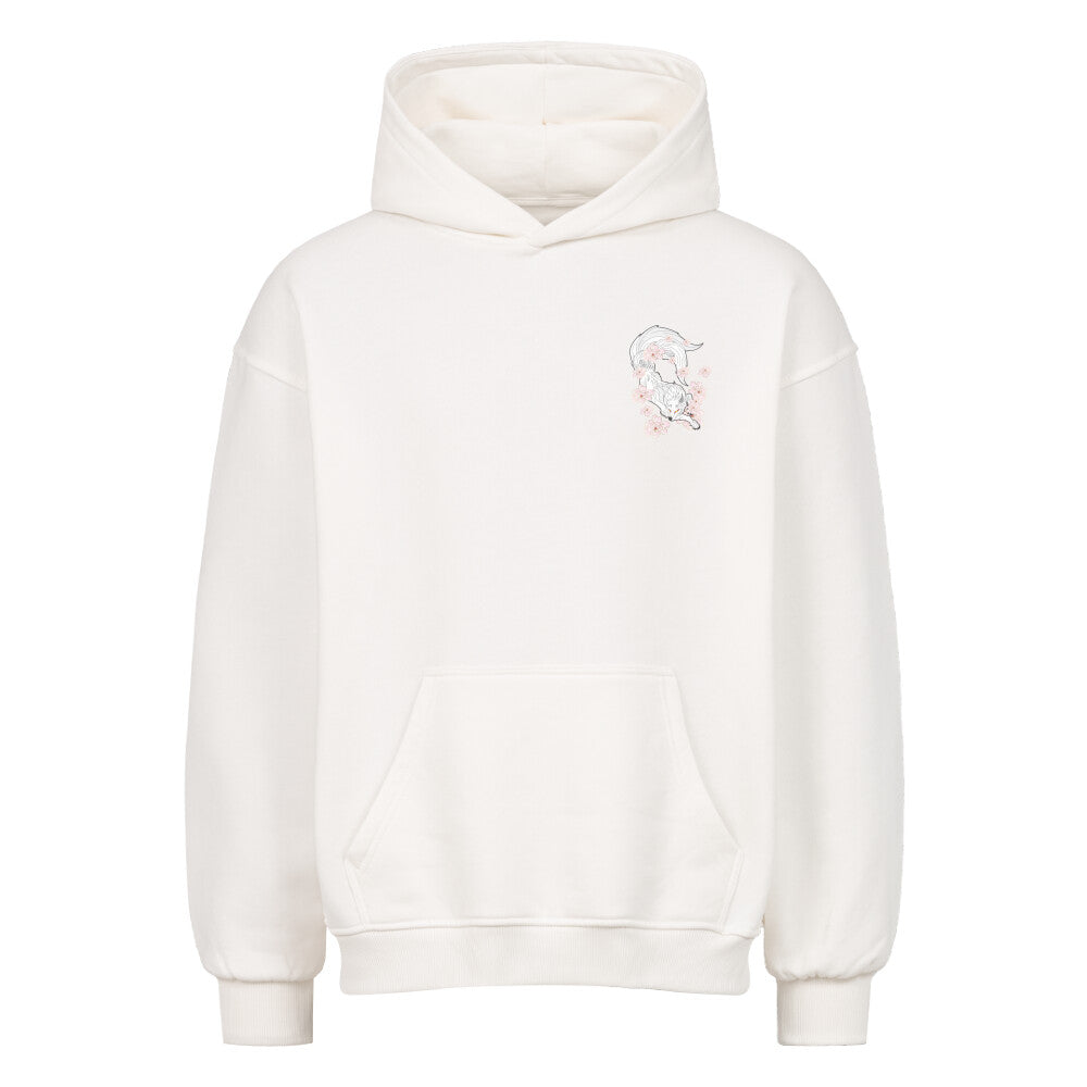 Sakura x Kitsune - Heavy Cotton Oversized Hoodie