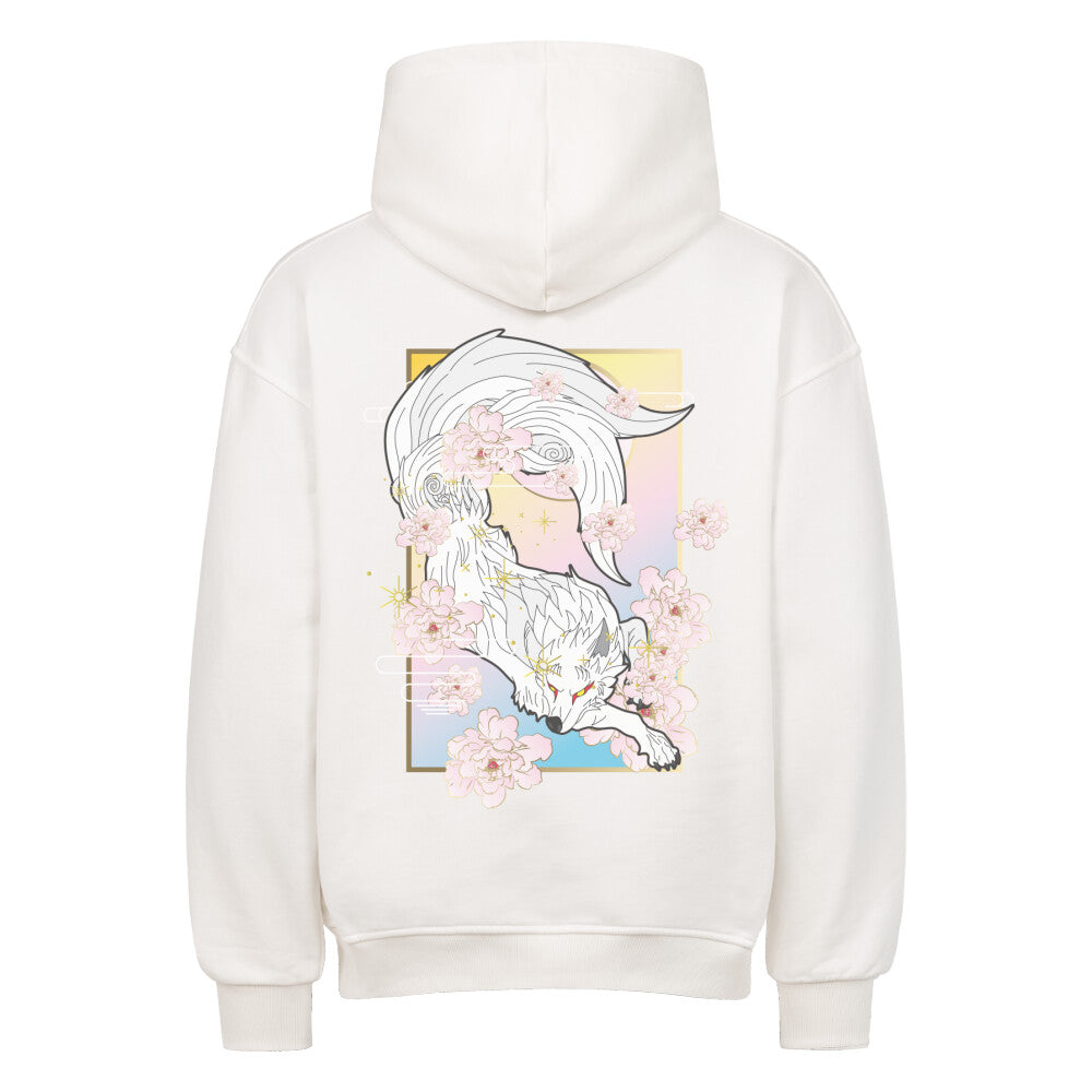 Sakura x Kitsune - Heavy Cotton Oversized Hoodie