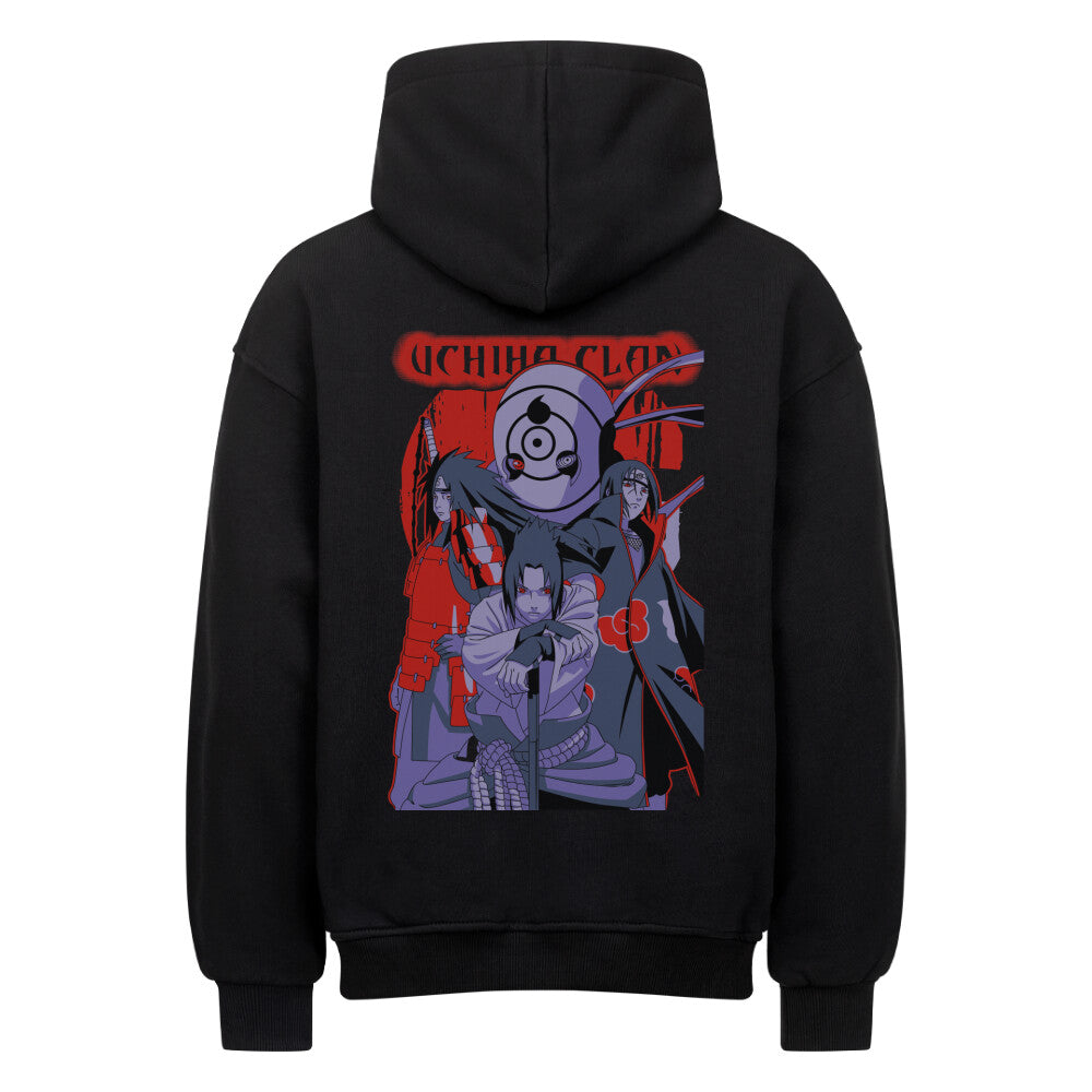 Naruto x Uchiha Clan - Heavy Cotton Oversized Hoodie