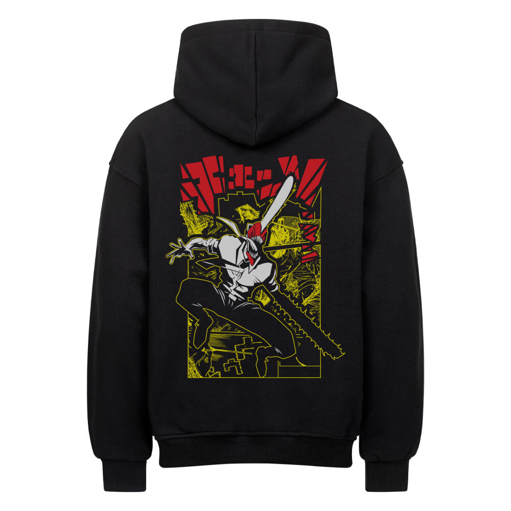 Chainsaw Man x Screaming Denji - Heavy Cotton Oversized Hoodie