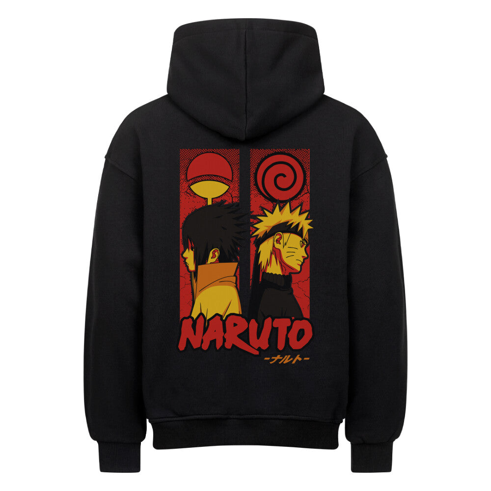 Naruto x Sasuke - Heavy Cotton Oversized Hoodie