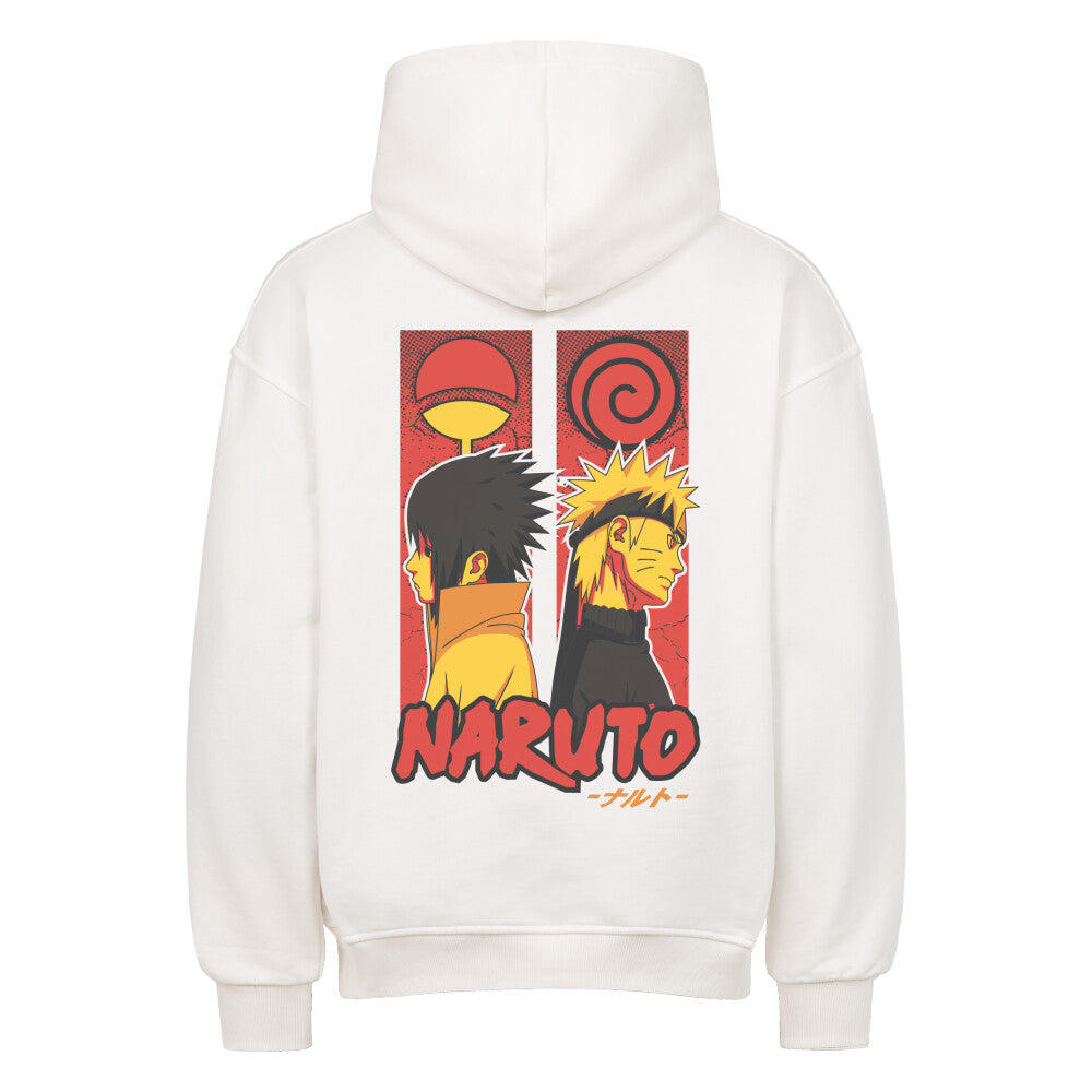 Naruto x Sasuke - Heavy Cotton Oversized Hoodie