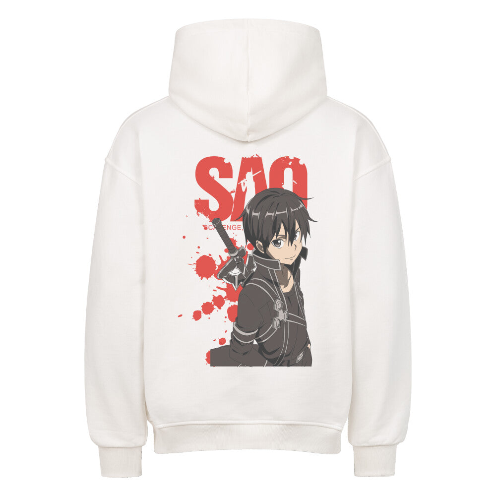 Sword Art Online x Kirito - Heavy Cotton Oversized Hoodie