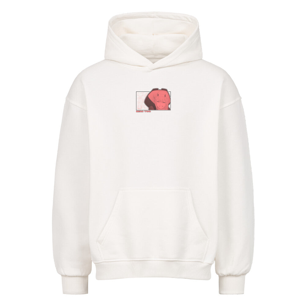 Darling In The FranXX x Zero Two - Heavy Cotton Oversized Hoodie