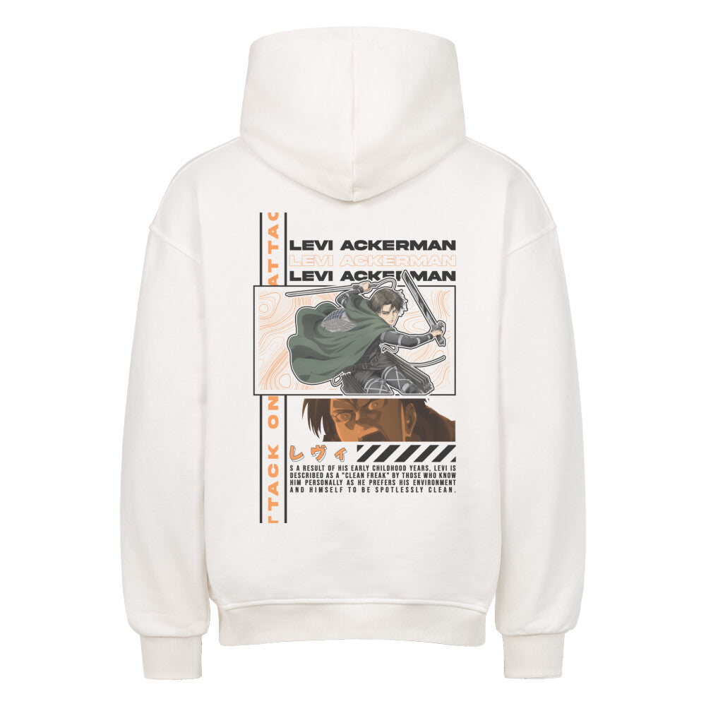 Attack On Titan x Levi Ackermann - Heavy Cotton Oversized Hoodie