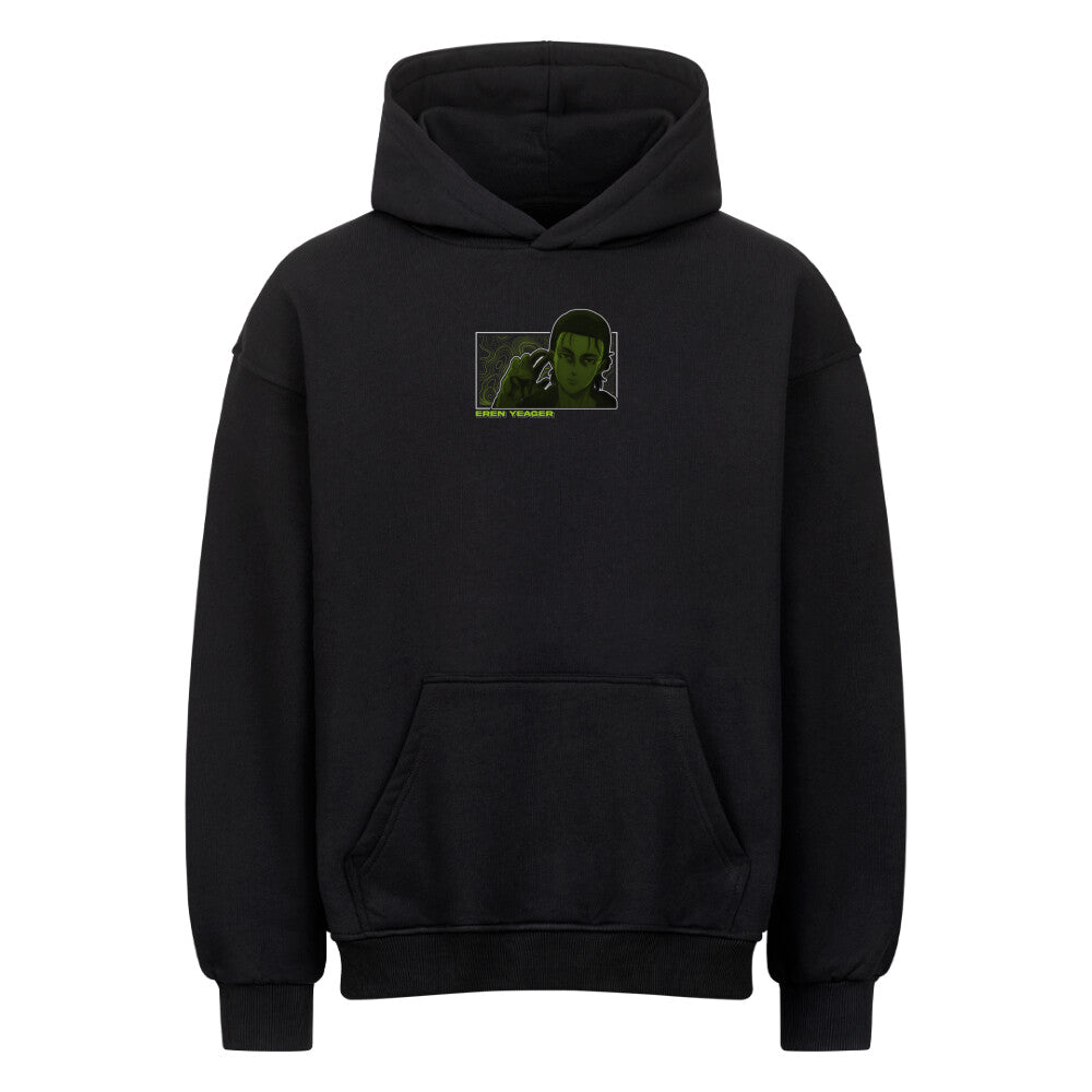 Attack On Titan x Eren Yaeger - Heavy Cotton Oversized Hoodie