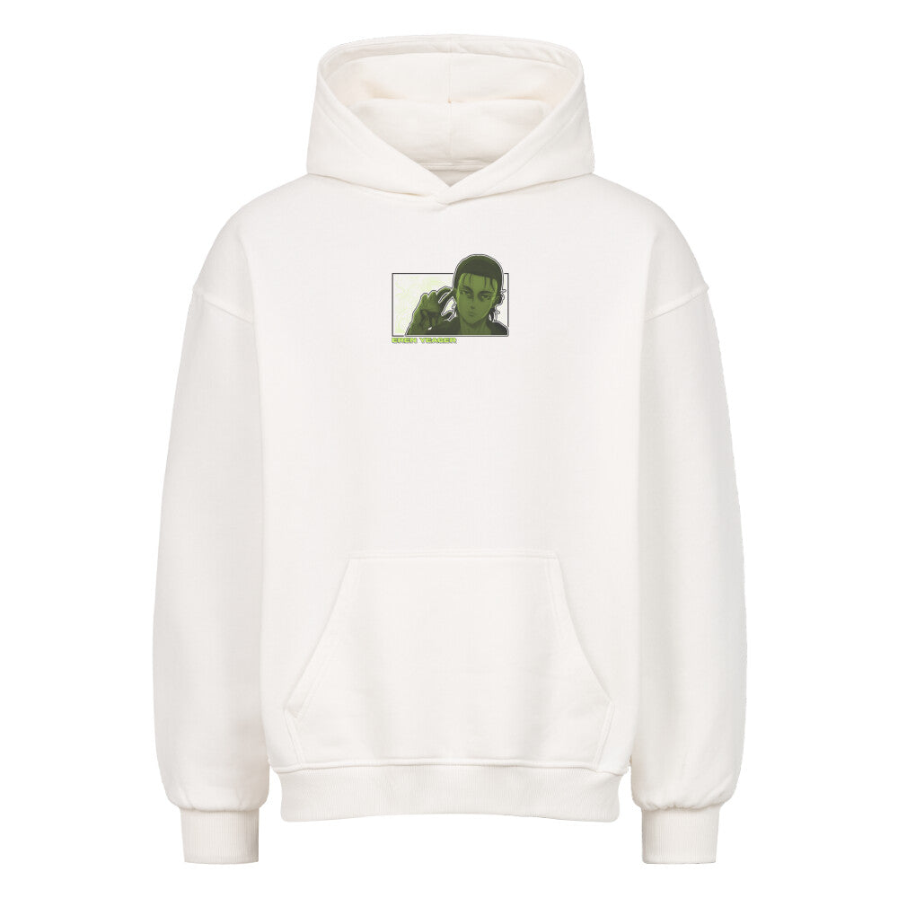 Attack On Titan x Eren Yaeger - Heavy Cotton Oversized Hoodie