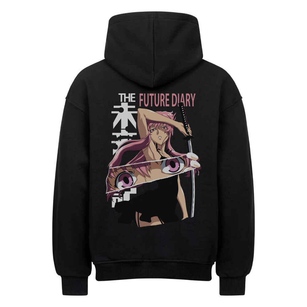 Mirai Nikki x Yuno Gasai - Heavy Cotton Oversized Hoodie