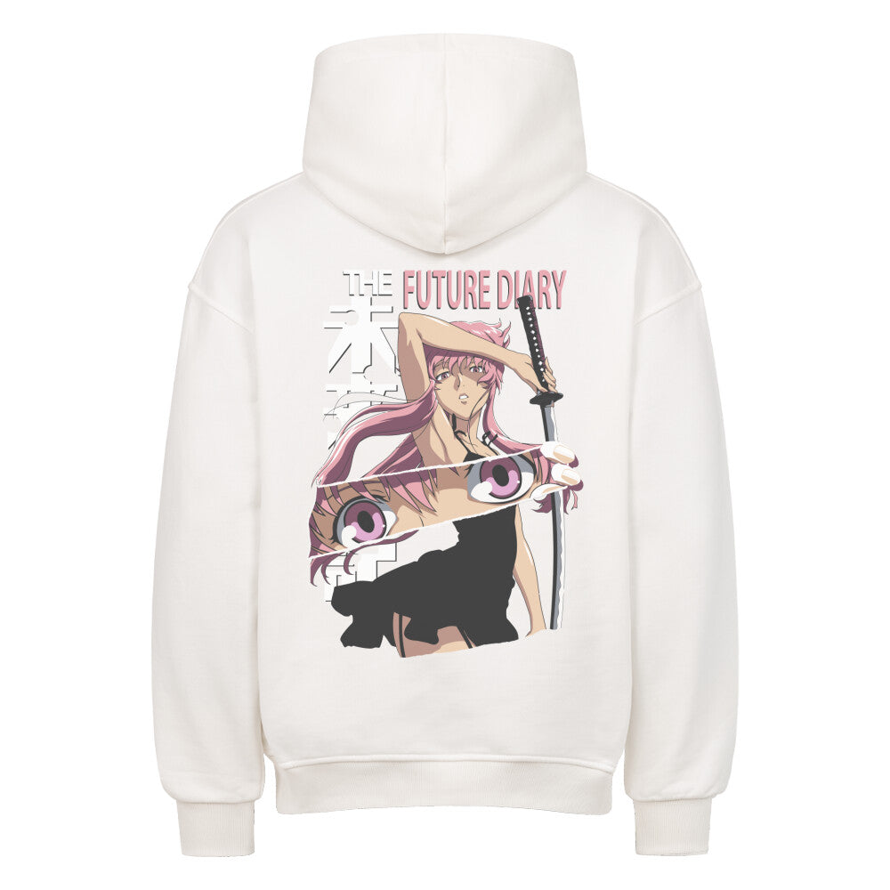 Mirai Nikki x Yuno Gasai - Heavy Cotton Oversized Hoodie