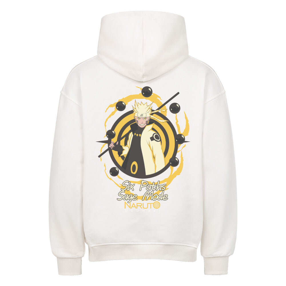 Naruto x Six Path Sage Mode - Heavy Cotton Oversized Hoodie