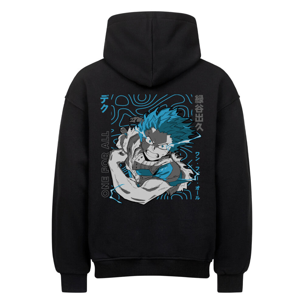 Deku x One For All - Heavy Cotton Oversized Hoodie